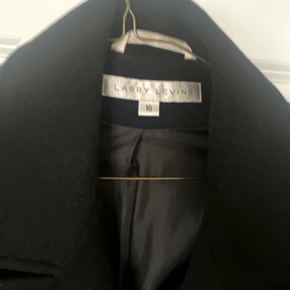 BNWT Black Winter Coat Larry Levine